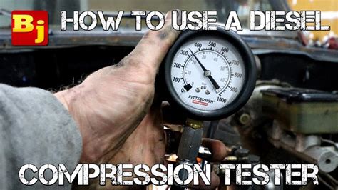 diesel compression test results|compression check on diesel engine.